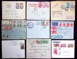 GUINEE 1900-1960, environ 250 lettres  : affranchissements