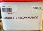 FRANCE : des centaines d'étiquettes de recommandation