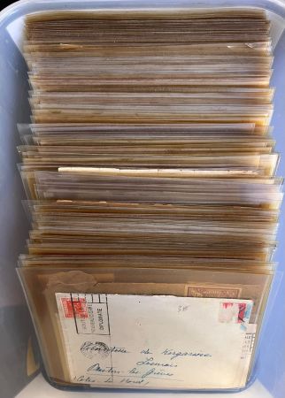 FRANCE : environ 300 lettres : flammes avant 1945