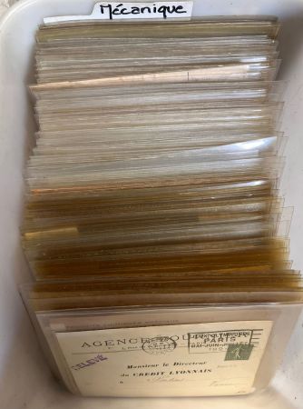 FRANCE : environ 250 lettres avec oblitérations mécaniques