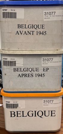 BELGIUM: 1850-1970 Important selection of ca 1'100