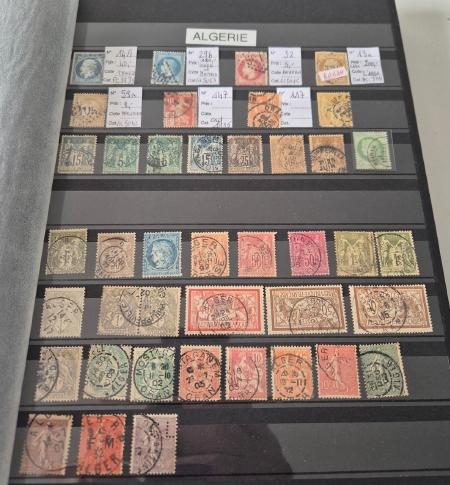 1854-1982, Bonne collection de timbres d'Algérie avec