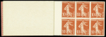 N°138-C8  10c Semeuse rouge 30 timbres type II neu