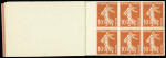 N°138-C8  10c Semeuse rouge 30 timbres type II neu