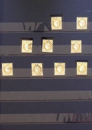 1849 CÉRÈS : Ensemble de 21 exemplaires d'une qualité