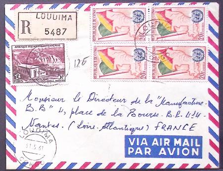 1910 - 1980. lettres d'Afrique contenues dans des boites
