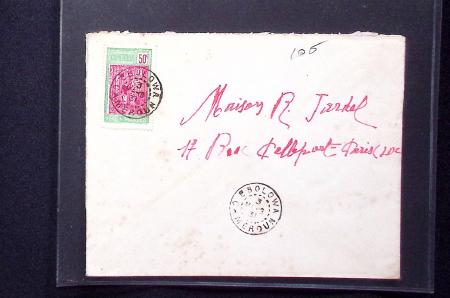 1910 - 1980. lettres d'Afrique contenues dans des boites