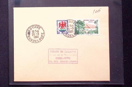 Martinique 1950 - 1980, environ 360 lettres AFF en