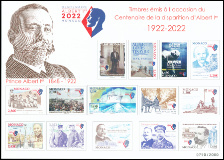 BLOC-FEUILLET N°108 « Monaco Phil 2022», neuf **, TB