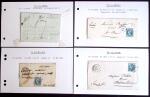ILLIERS, 18 Lettres entre l'An II et 1967, MP, càd, affranchissements et oblitérations divers, TB