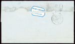 N°20, bande de 3 + n°37 obl GC 57 + T17 "Alençon (59)" (22 sept 71) sur lettre. TB