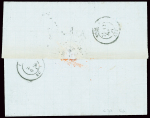 N°20 + 28 en paire obl GC 2145A + CAD "Lyon les Terreaux" (9 sept 71) sur lettre. TB