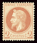 N°25+26, 2 pièces + n°37 obl GC 2740 + T17 Orléans (11 sept 71) sur lettre, jolie pièce. Est joint un n°26A neuf +. TB
