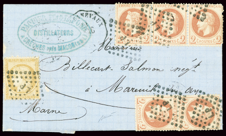 N°26 bande de 3 + paire obl losange de points ambulant