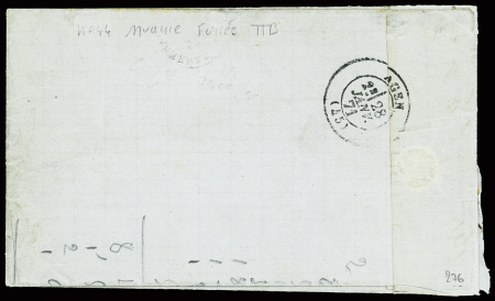N°44 obl GC 1335 + T16 Douarnenez (25 janv 71) sur lettre. TB