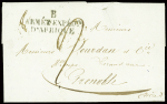 1834-1859, 4 lettres avec MP : "A ARMEE EXPEDre D'AFRIQUE"