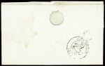 1834-1859, 4 lettres avec MP : "A ARMEE EXPEDre D'AFRIQUE"