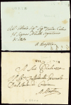 CORSE Solide lot de 12 lettres 1768-1822 dont MP "CORSE"
