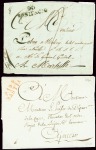 CORSE Solide lot de 12 lettres 1768-1822 dont MP "CORSE"