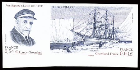 N°4111 Charcot, variété ND, neuf **, TB
