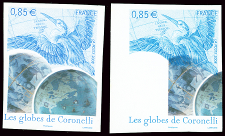 N°4144 Deux variétés : ND et ND avec globe décalé,
