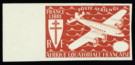 POSTE AERIENNE n°22/28 Non dentelés, pli sur les n°23