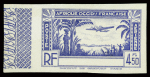 POSTE AERIENNE n°1b, 3b et 5b variété non dentelés