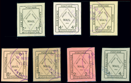 N°48/54 timbres consulaires Anglais "British Inland