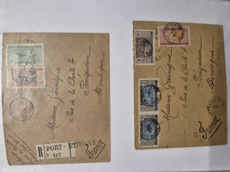 1906-1944, collection de MAURITANIE en un album, avec