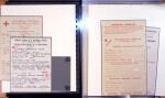 Rotes Kreuz 1942-44 Kl. Sammlung Rotes Kreuz Vordruck Kgf.- Briefe, meist Afrika (Djibouti, Sudan, etc.)