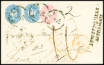 1866 (9 Oct.) Envelope from Gört to Guebwiller, Elsass,