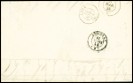 1854 (6 March), Folded entire to Annonay in France bearing