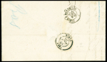 1866 (25 Aug.), Folded cover from Masstricht to Nimes