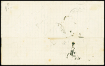 1878 (4 Feb.), Folded cover to Bordeaux bearing mixed