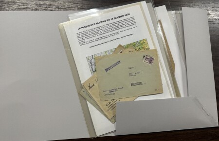 1920-1935, Petite exposition de lettres sur 22 pages,