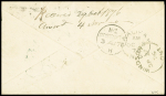 1876 Envelope from Lyttelton to SAINT-PIERRE ET MIQUELON