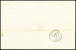 1872, Lettre de Marseille pour Yokohama avec cachet