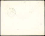 CONSTANTINOPLE 1884, Enveloppe pour Nantes avec type