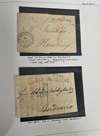 1828-66 THURN & TAXIS, neatly mounted mint and used