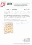 1882-89 15C GELBORANGE, sauber und zentrisch entwertet
