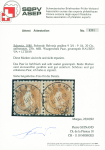 1888 20C orange, gezähnt 9 1/2, mi Paar mit Vollstempel