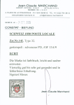 Poste Locale mit Kreuzeinfassung, Type 32, farbfrisch
