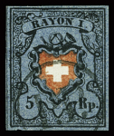 Type 9, sehr gut gerandet mit PP im Kreis von Neuenburg