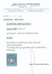 Type 14, sehr gut gerandet mit klarem Zürcher PP entwertet,