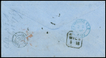 1867, Envelope to Vienna Austria franked by 1861/66