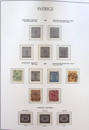 1858-2018 Chiefly never hinged collection in four Lighthouse