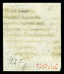 5Rp. graubraun, dünnes Papier, farbfrisch und weissrandig,