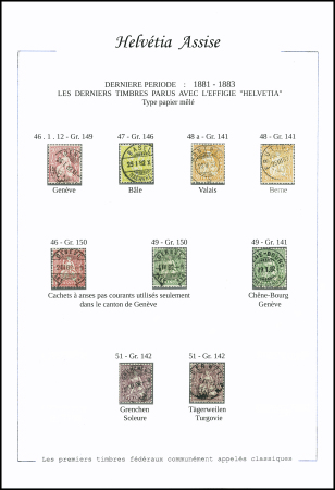 1881 FASERPAPIER-Ausgabe : Spezializierte Zusammenstellung