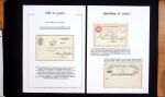 1870-1906 Los versch. Karten (9), meistens Ganzsachen,