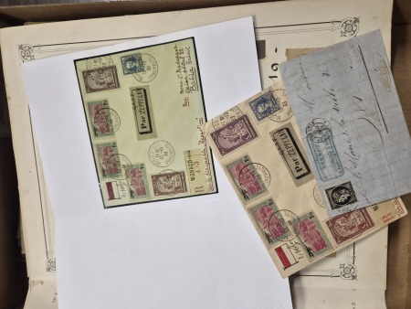 1828-1950, ensemble de lettres France et Monde, dont